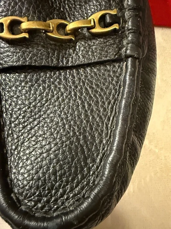 COACH Crosby Driver Pebble Leather Loafers 8B - Picture 4 of 12